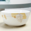 Tazón de ensalada de porcelana tazón de sopa de cerámica